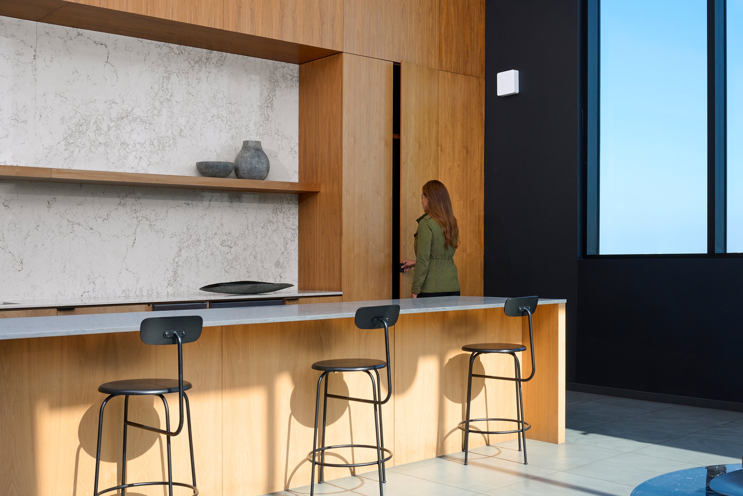 Connected residence kitchen
